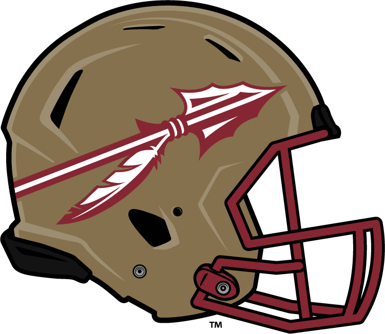 Florida State Seminoles 2014-Pres Helmet Logo iron on paper